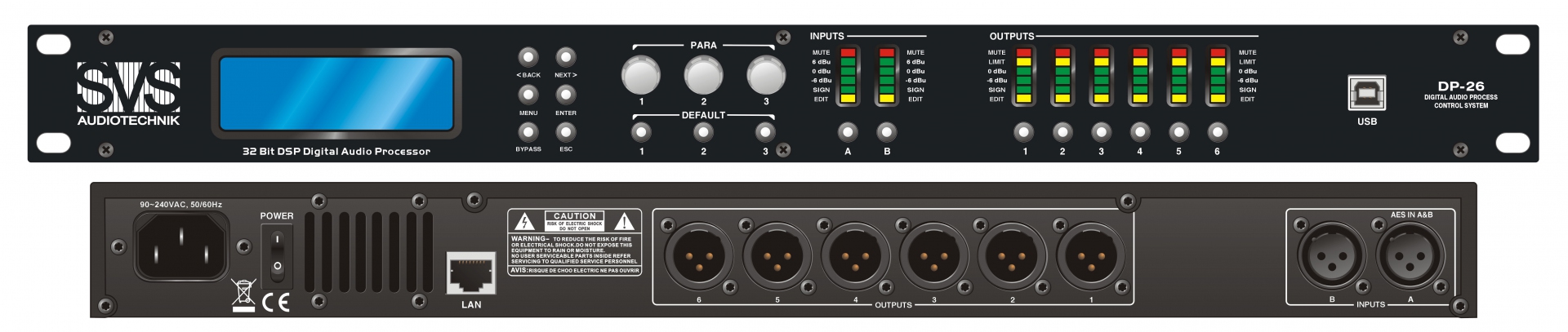 SVS Audiotechnik DP-26 Цифровой процессор: 2 входа 6 выходов в Кунгуре