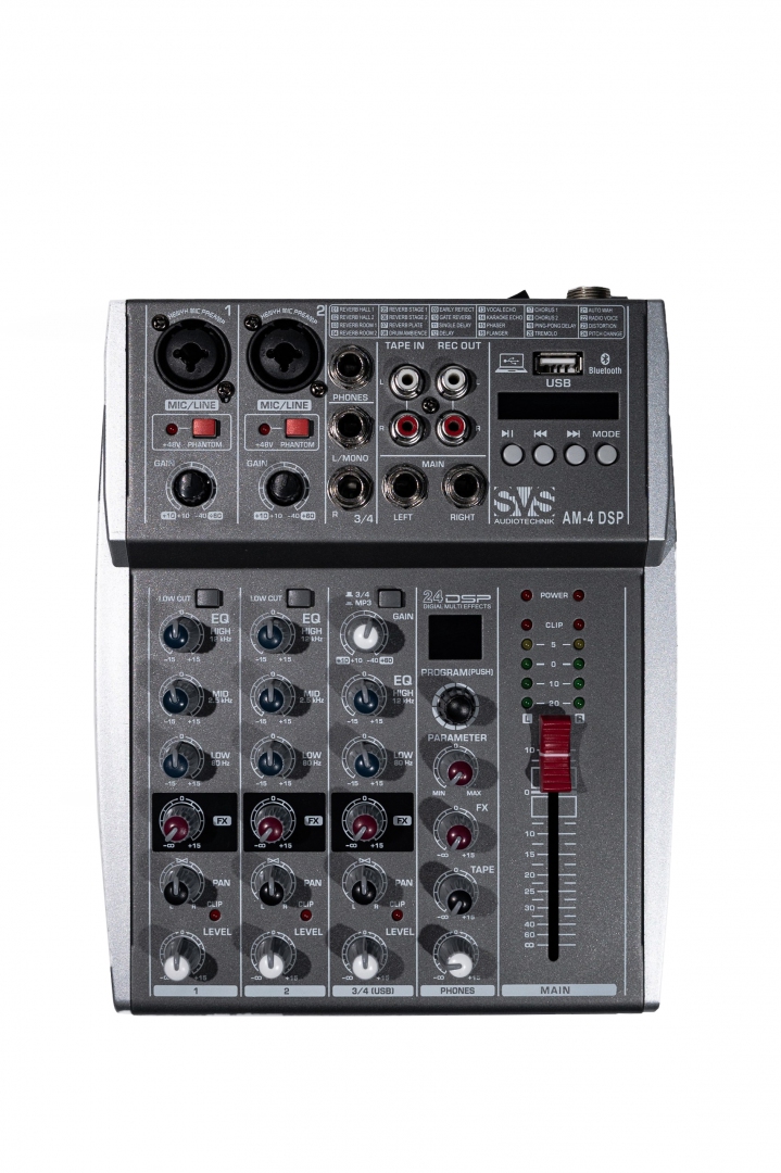 SVS Audiotechnik mixers AM-4 DSP Аналоговый микшерный пульт, 4-канала в Кунгуре