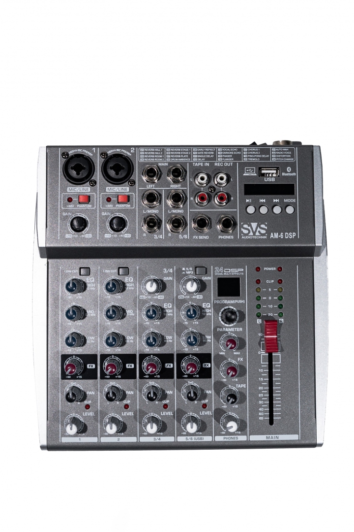 SVS Audiotechnik mixers AM-6 DSP Микшерный пульт аналоговый, 6-канальный SVS Audiotechnik mixers в Кунгуре